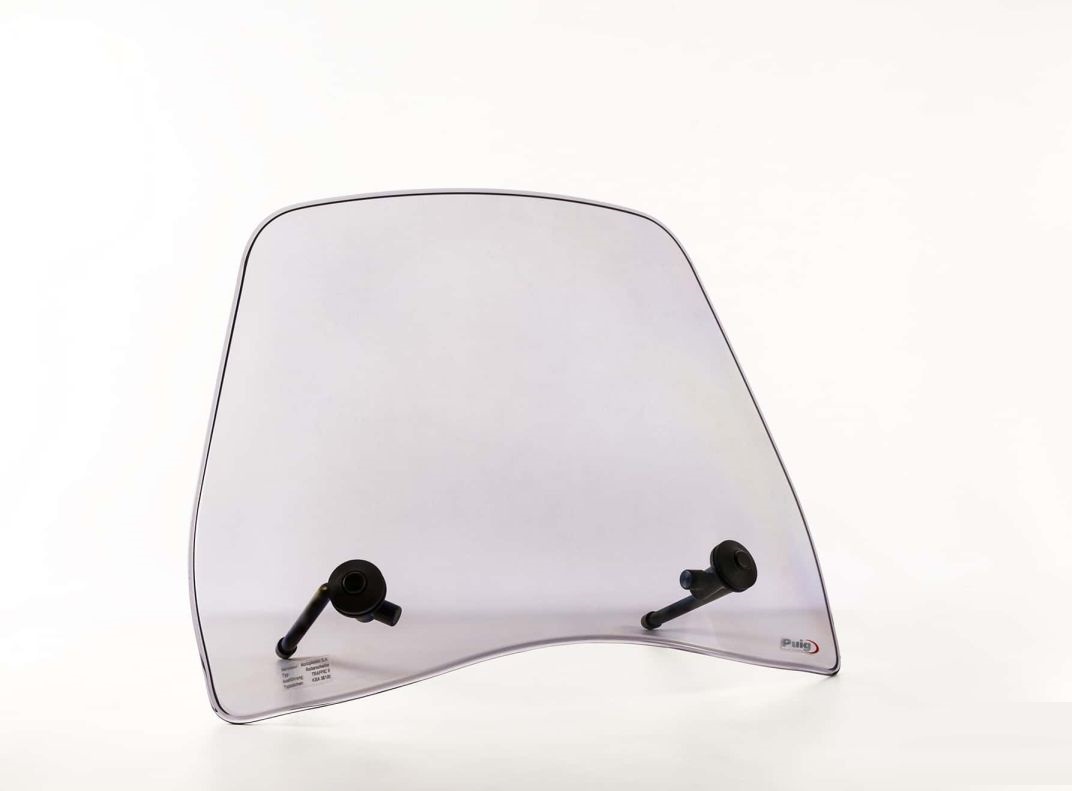 Windshield PUIG TRAFIC 4872H smoke for HONDA NHX 110 Lead  2008-2013