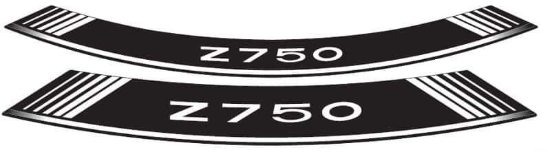 Rim strip PUIG Z750 5545B white set of 8 rim strips