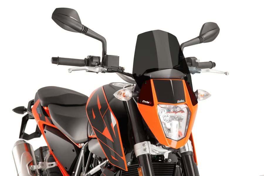 Windshield PUIG NEW GEN. SPORT 6009F dark smoke