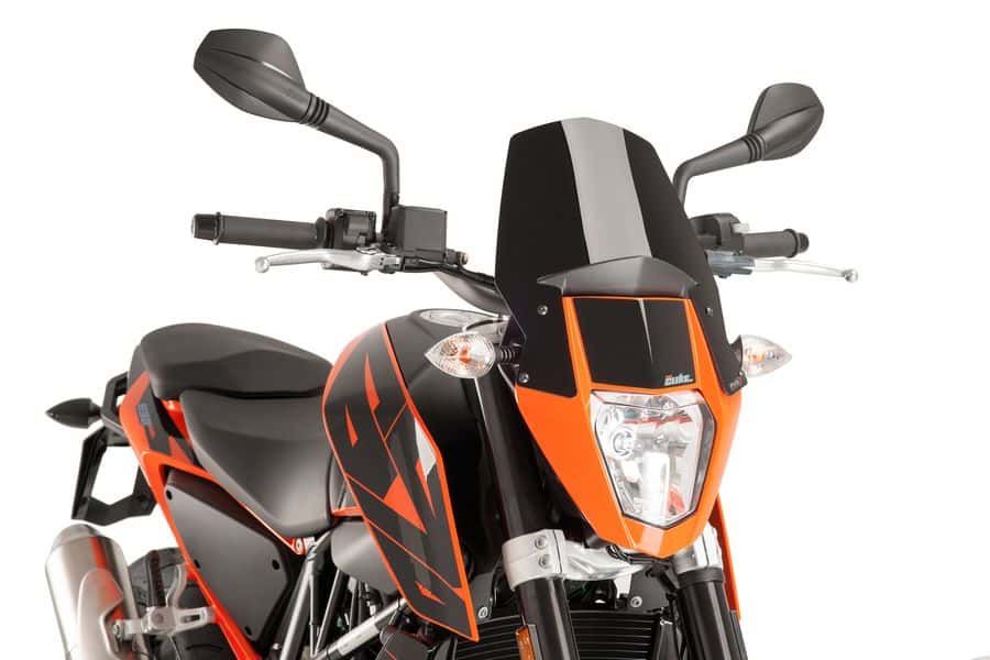 Windshield PUIG NEW GEN. SPORT 6009N Crni