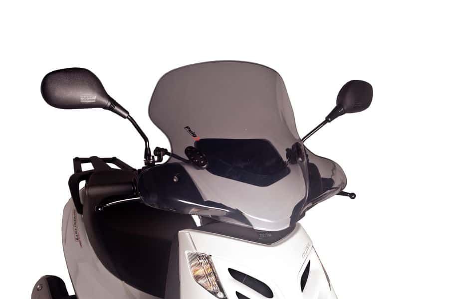 Windshield PUIG CITY TOURING 6025H smoke for APRILIA Sportcity Cube 300 2008-2013, APRILIA Sportcity Cube 125 2008-2013