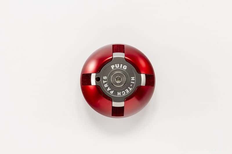 Plug oil cap PUIG 6158R crven M30x1,5
