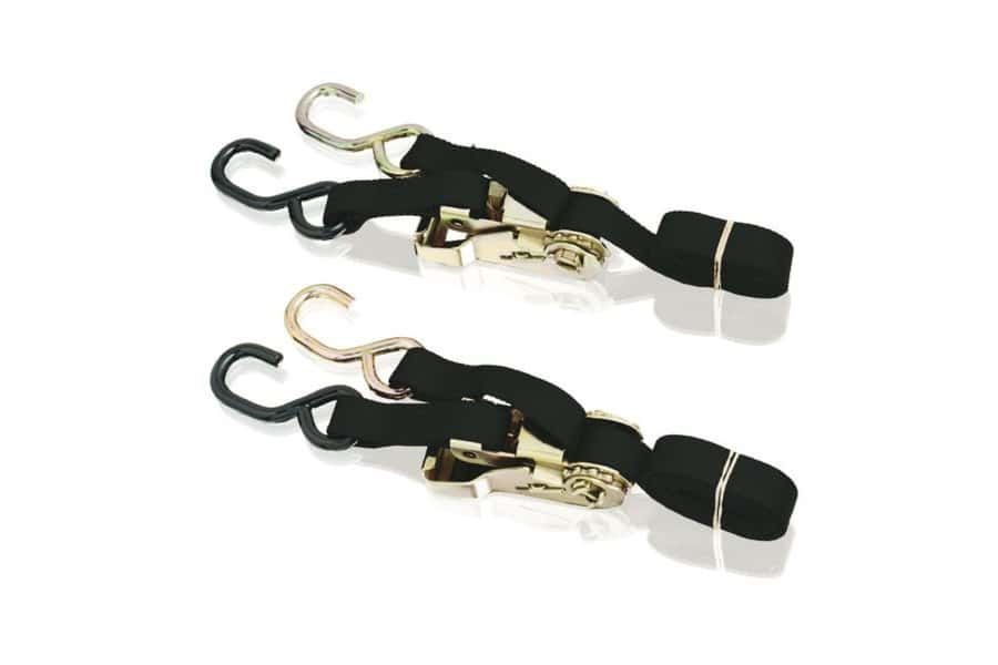 Straps PUIG 6274N with hooks pair, black