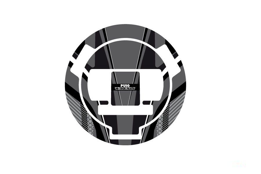 Fuel cap cover PUIG RADIKAL 6300U grey