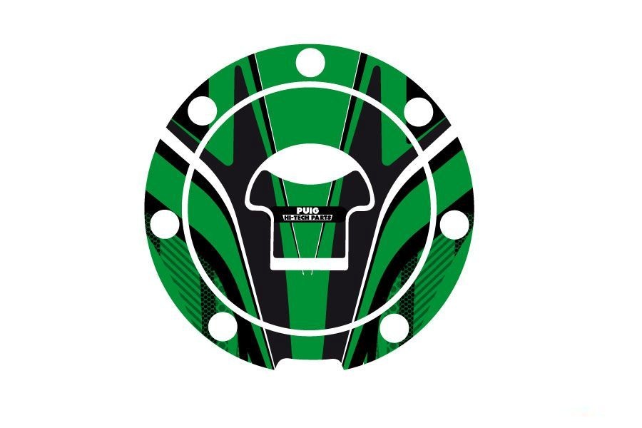 Fuel cap cover PUIG RADIKAL 6308V green