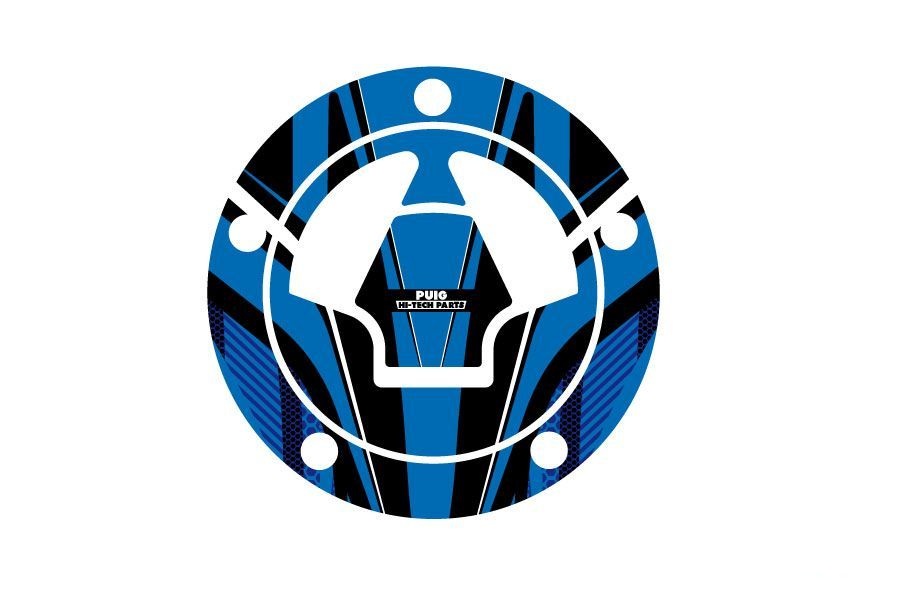 Fuel cap cover PUIG RADIKAL 6312A plavi