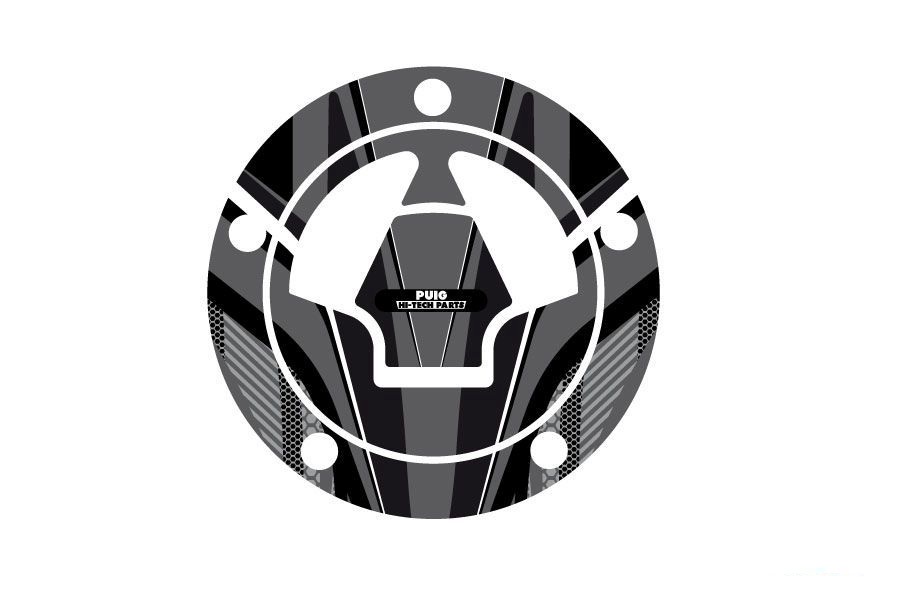 Fuel cap cover PUIG RADIKAL 6312U grey