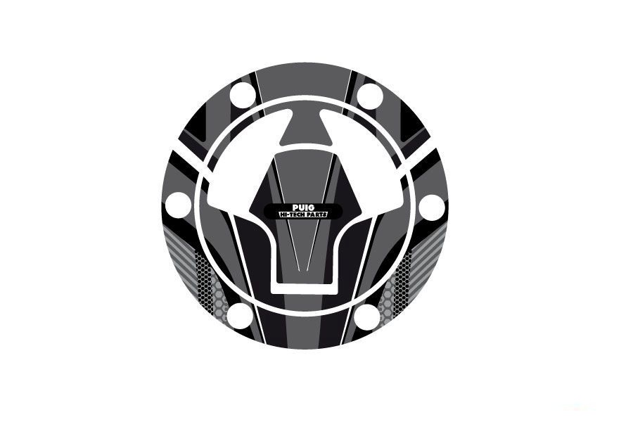 Fuel cap cover PUIG RADIKAL 6314U grey