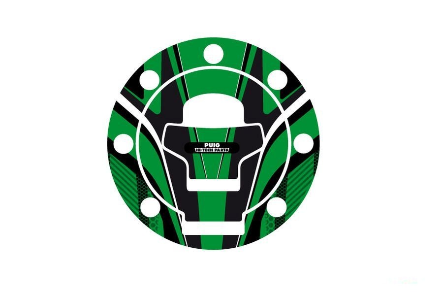 Fuel cap cover PUIG RADIKAL 6316V green