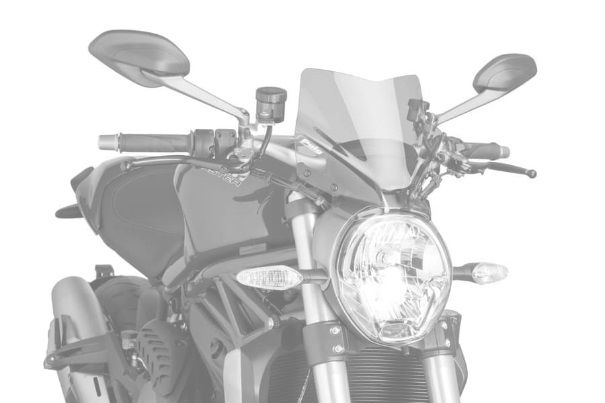 Windshield PUIG NEW GEN. SPORT 7013W transparent