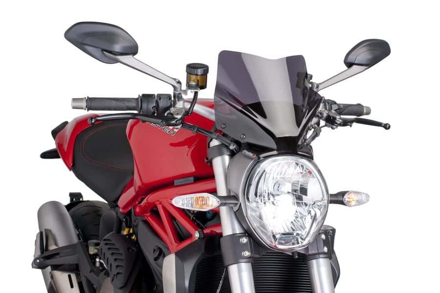 Windshield PUIG NEW GEN. SPORT 7013F dark smoke