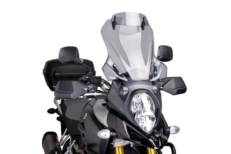 Windscreen PUIG TOURING WITH VISOR 7230H smoke for SUZUKI DL 1000 V-STROM 2014-2019