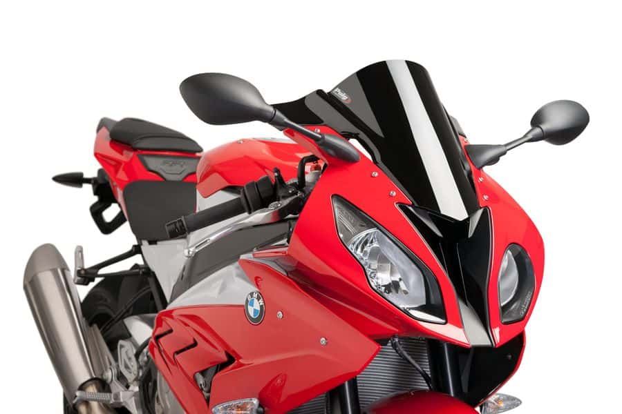 Windscreen PUIG RACING 7564N Crni