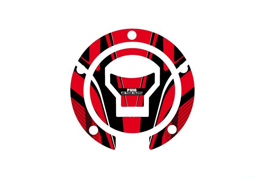 Fuel cap cover PUIG RADIKAL 7572R crven