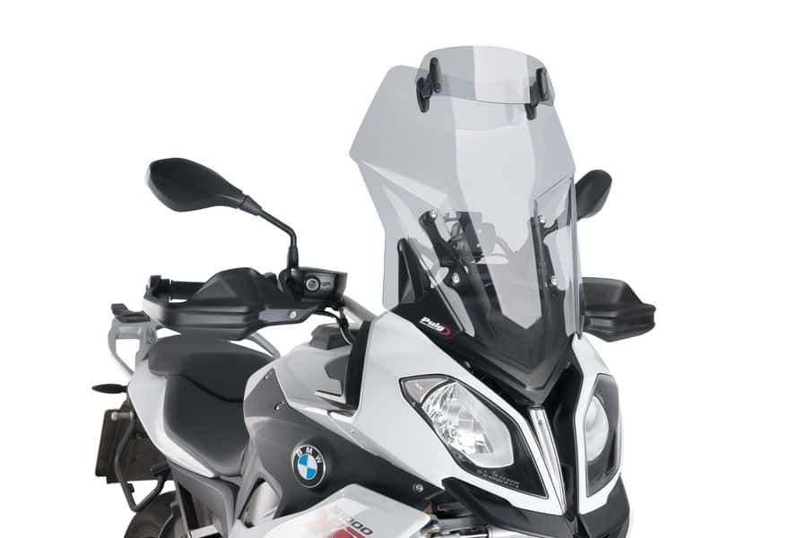 Windscreen PUIG TOURING WITH VISOR 7620H smoke for BMW S 1000 XR 2015-2019