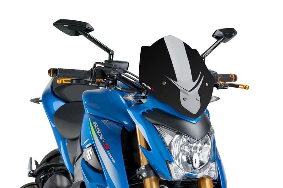 Windshield PUIG NEW GEN. SPORT 7653N Crni