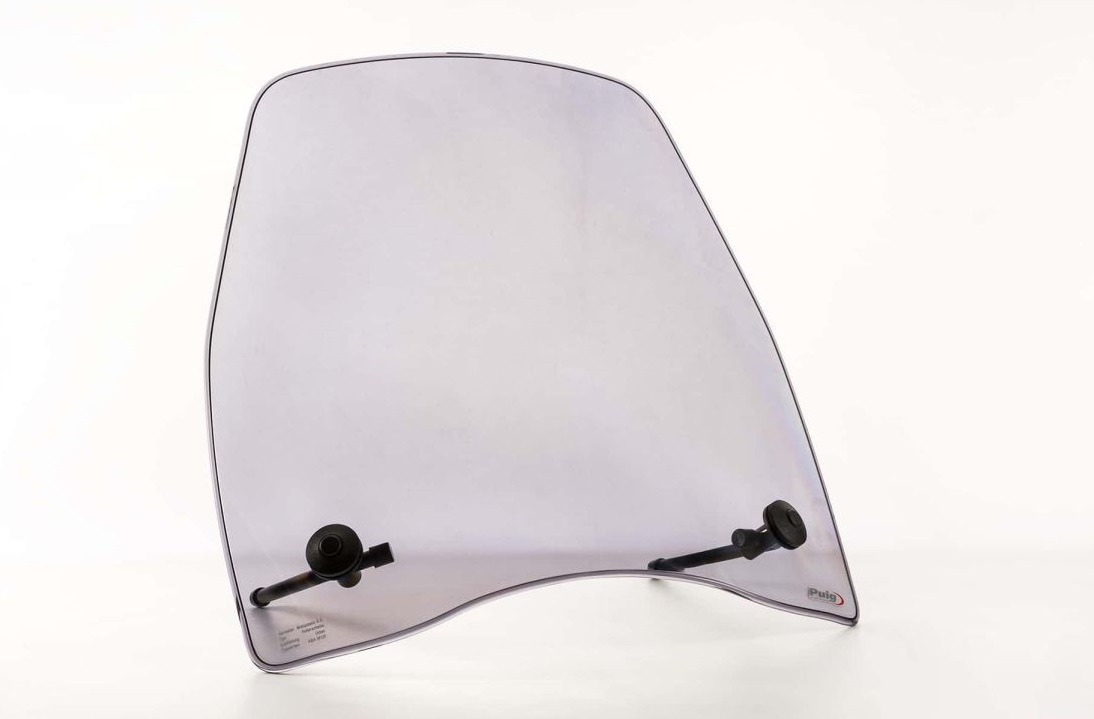 Windshield PUIG URBAN 8480H smoke for YAMAHA D'elight 125 2014-2016, YAMAHA XC 115 S D'elight 2014-2016