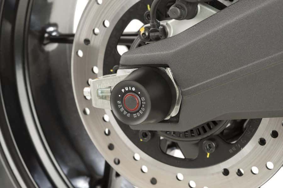 Axle sliders PUIG 8522N Crni color caps included
