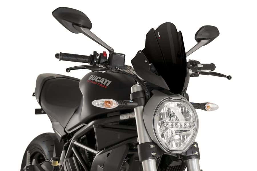 Windshield PUIG NEW. GEN TOURING 8900N Crni