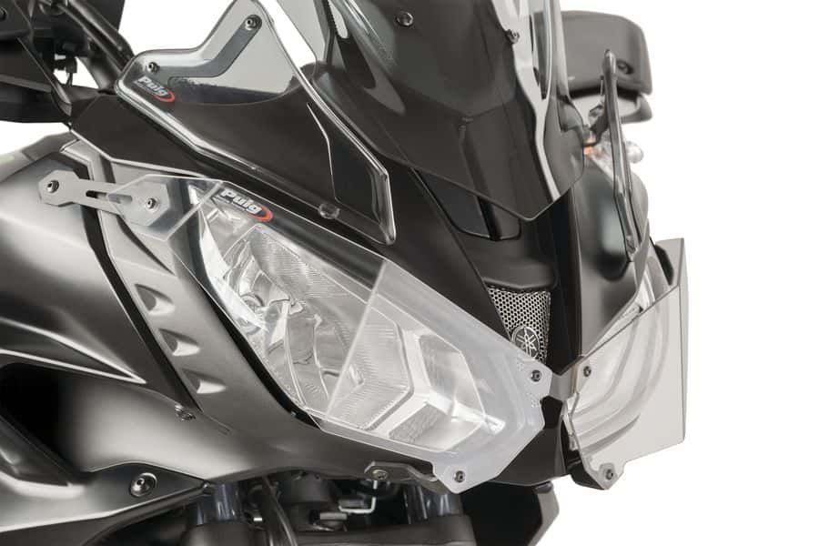 Headlight protector PUIG 9215W transparent for YAMAHA MT-07 Tracer / Tracer 700 2016-2019
