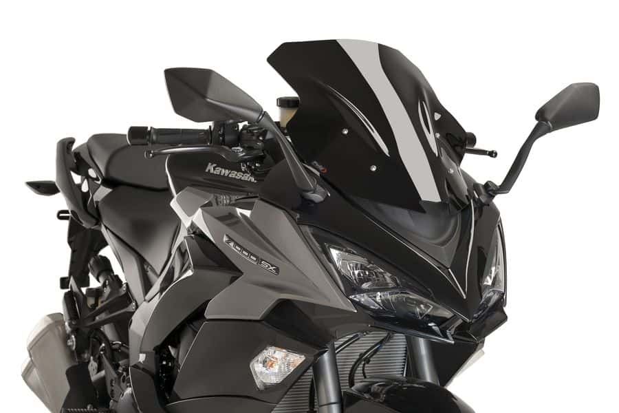 Windscreen PUIG RACING 9408N Crni