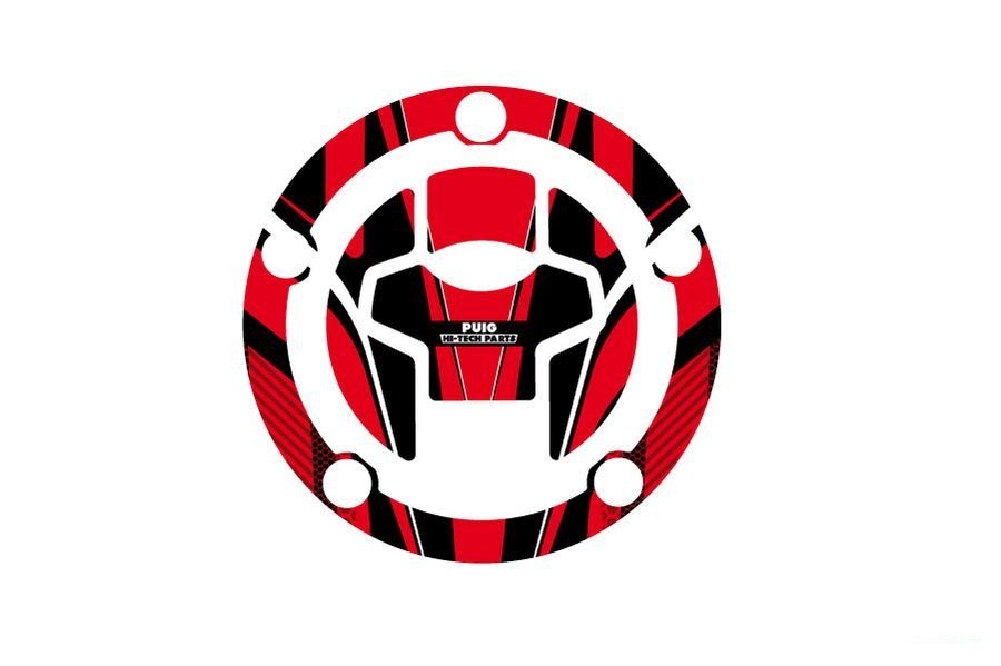 Fuel cap cover PUIG RADIKAL 9429R crven