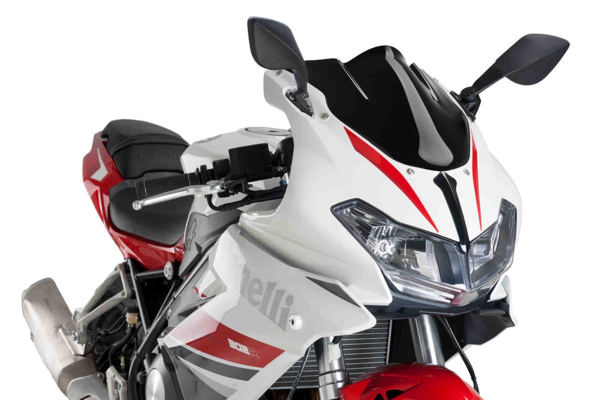 Windscreen PUIG RACING 9591N Crni