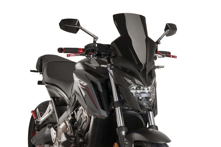 Windshield PUIG NEW GEN. SPORT 9687N Crni
