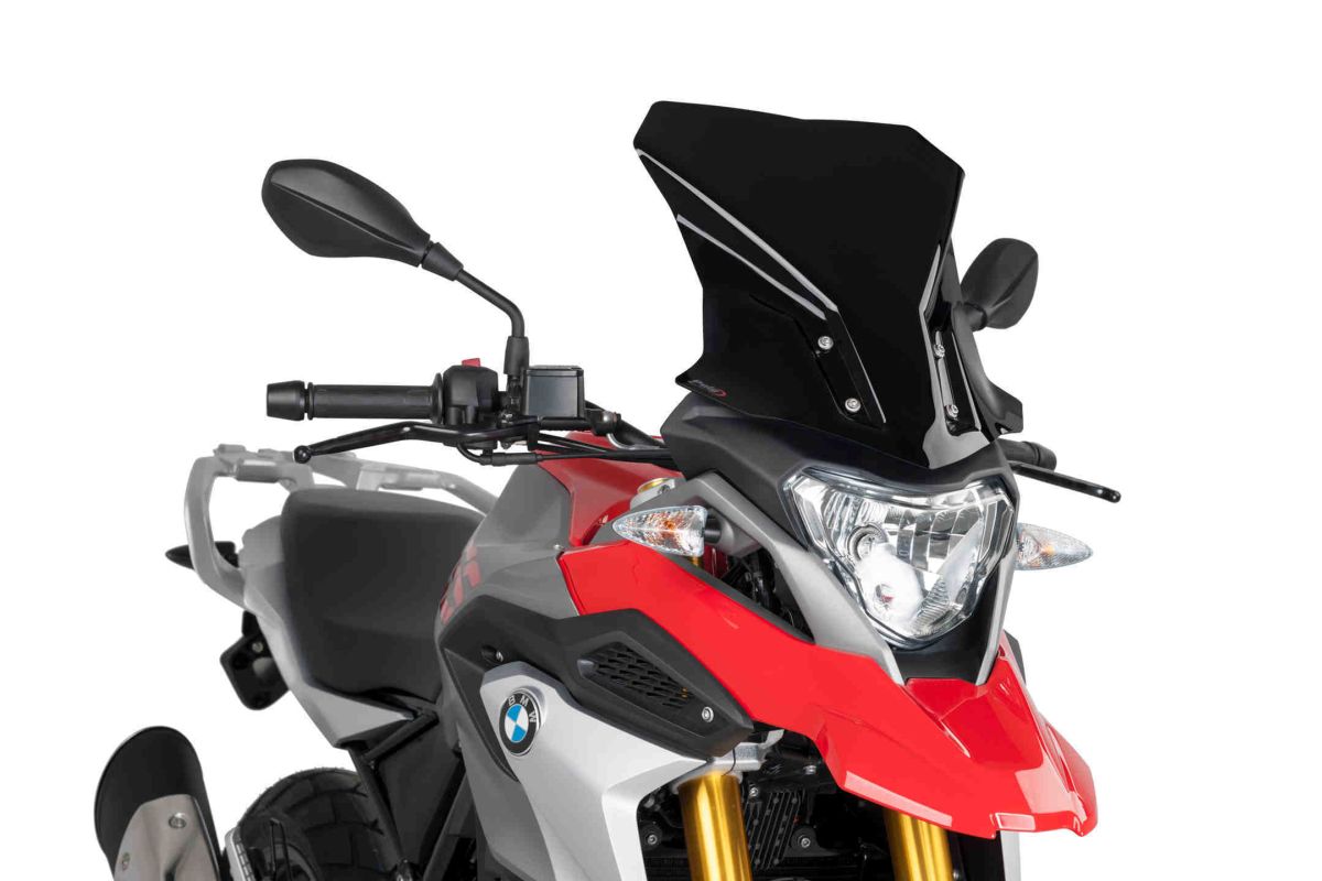 Windscreen PUIG TOURING 9879N Crni
