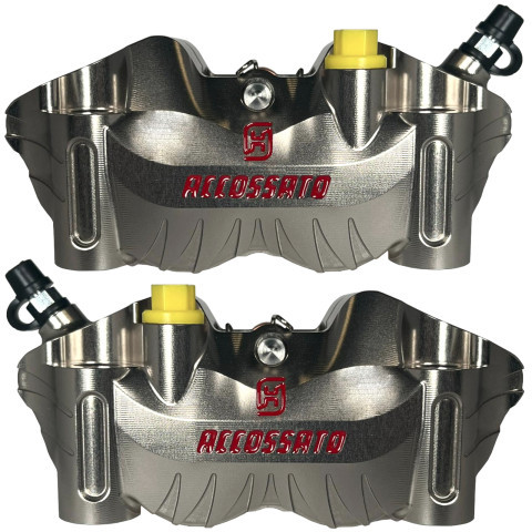 Radial billet 2-piece caliper ACCOSSATO PZ022 distance 82 mm
