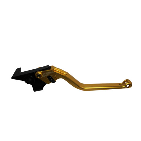 Brake lever ACCOSSATO EDF016 fixed CNC-worked aluminium, gold