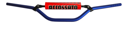 Handlebar ACCOSSATO aluminium, 22 mm plavi