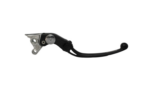 Adjustable folding lever ACCOSSATO LV009 in aluminium for original brake master cylinders Crni