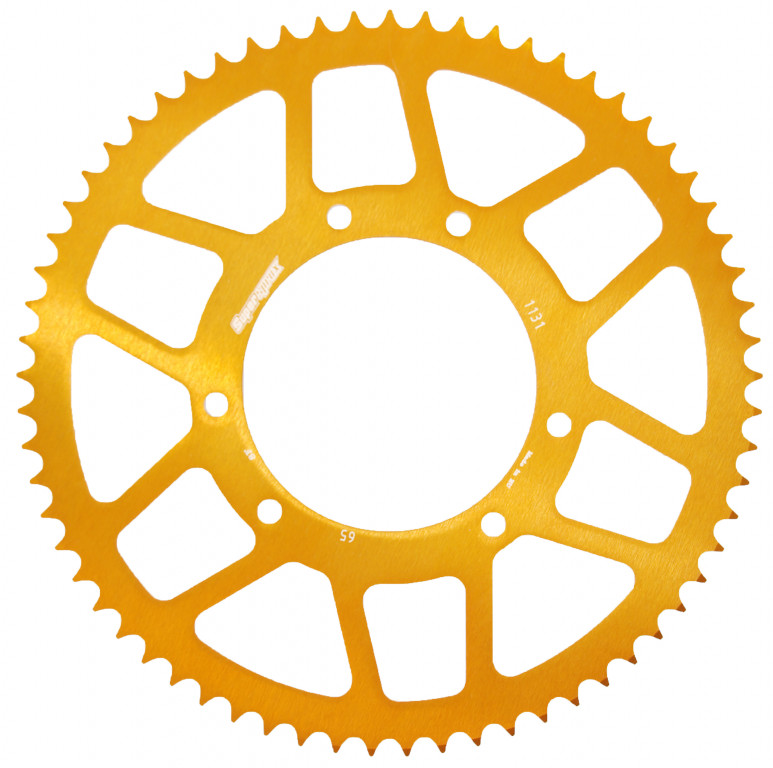 Rear ALU sprocket SUPERSPROX RAL-1131:65-GLD zlato