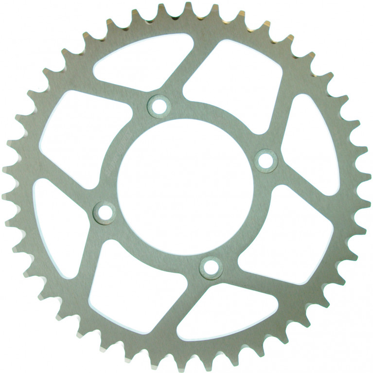 Rear ALU sprocket SUPERSPROX RAL-2802/2:42-SLV silver 42T, 520