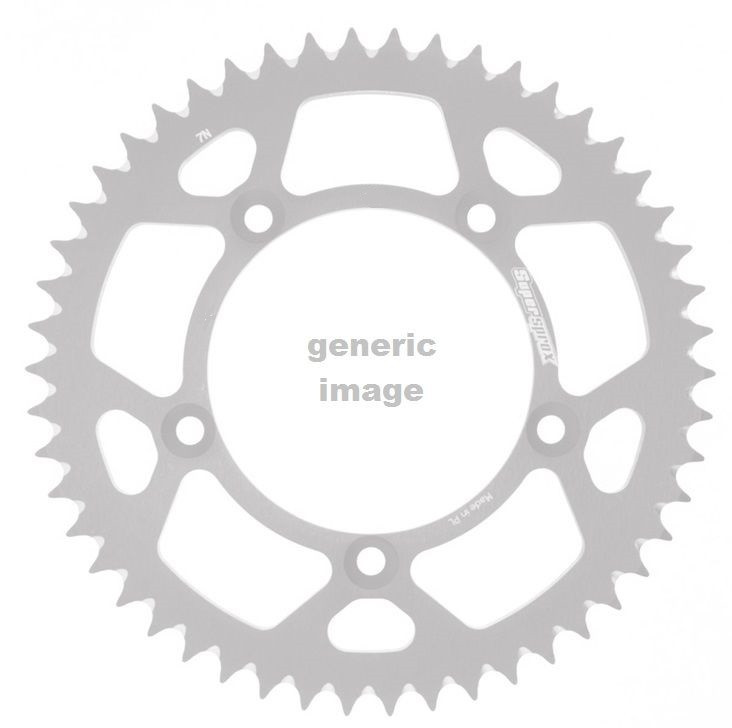 Rear ALU sprocket SUPERSPROX RAL-1791:42-BLK Crni 42T, 525