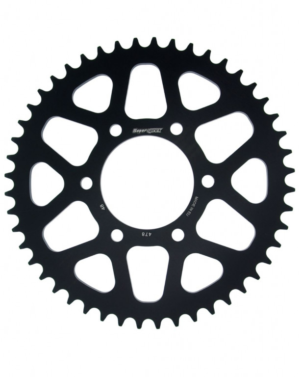 Rear ALU sprocket SUPERSPROX RAL-478:48-BLK Crni 48T, 520