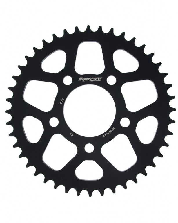 Rear ALU sprocket SUPERSPROX RAL-728:44-BLK Crni 44T, 520