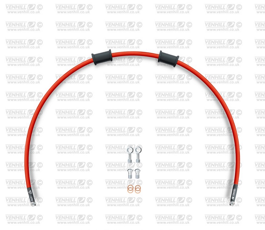 Rear brake hose Venhill H02-2-036/P-RD Crven