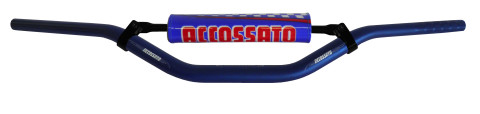 Handlebar ACCOSSATO aluminium, 28.5 mm plavi