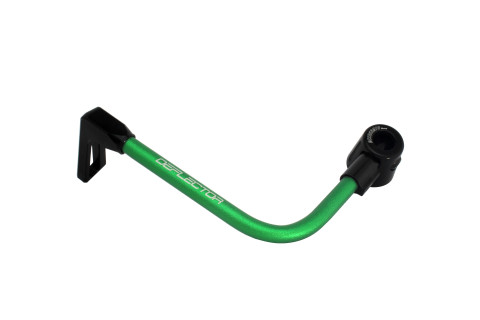 Lever guard ACCOSSATO DE002 with green hose and joint left, aluminium