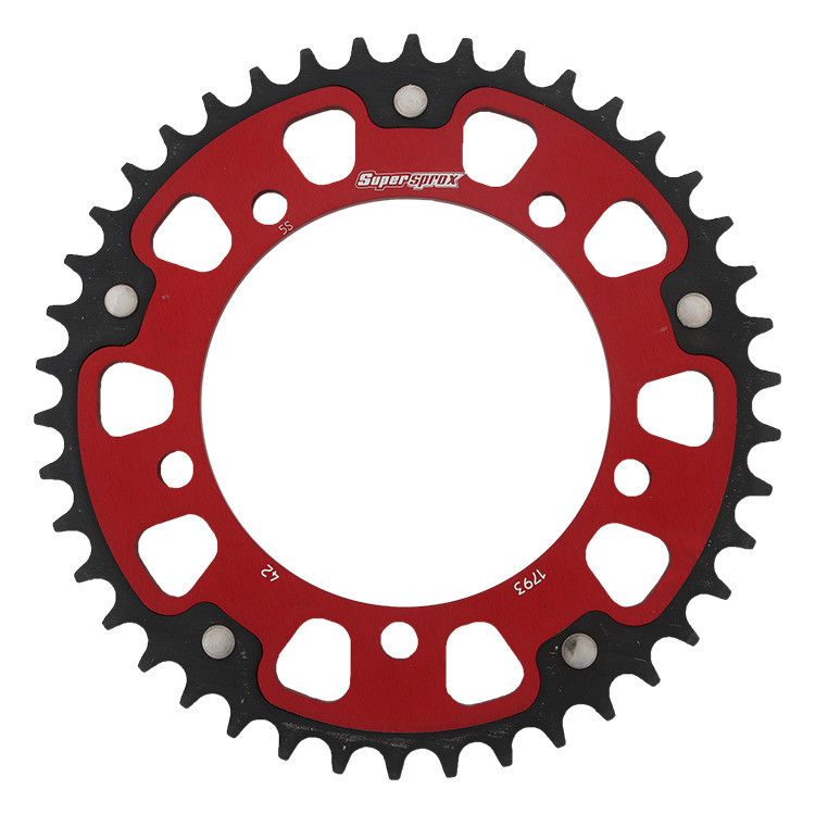 Lančenik zadnji SUPERSPROX STEALTH RST-1793:42-RED crven 42T, 520
