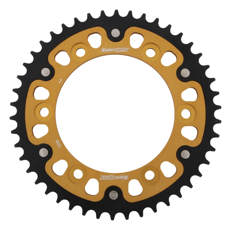 Rear sprocket SUPERSPROX STEALTH RST-1308:46-GLD zlato 46T, 520