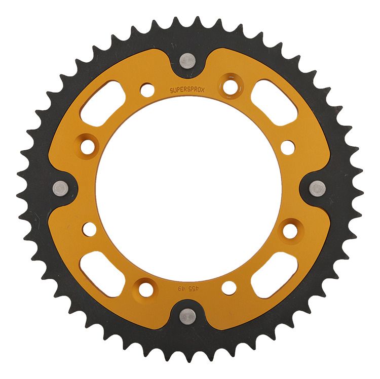 Rear sprocket SUPERSPROX STEALTH RST-455:49-GLD zlato 49T, 420