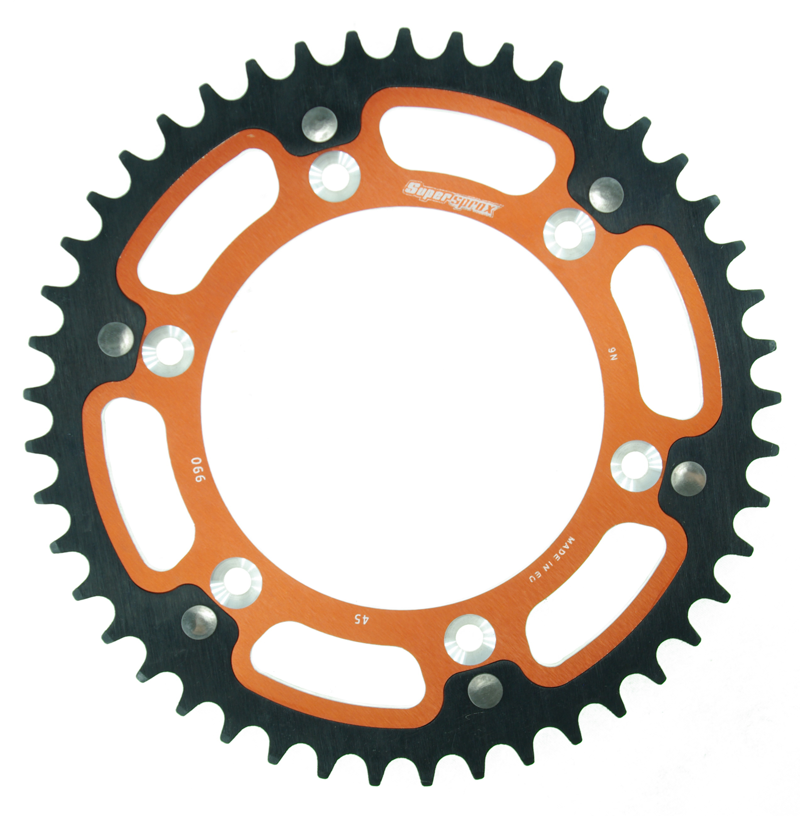 Lančenik zadnji SUPERSPROX STEALTH RST-990:45-ORG orange 45T, 520