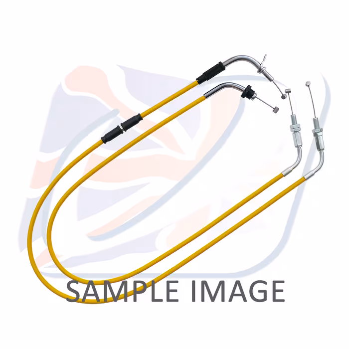 Throttle cable (pair) Venhill S01-4-116 featherlight Yellow