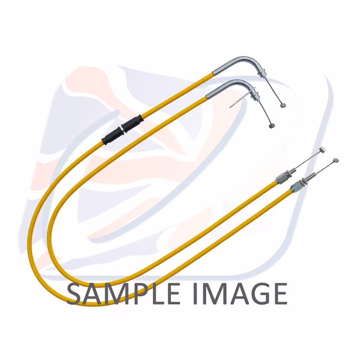 Throttle cable (pair) Venhill S01-4-137 featherlight Yellow