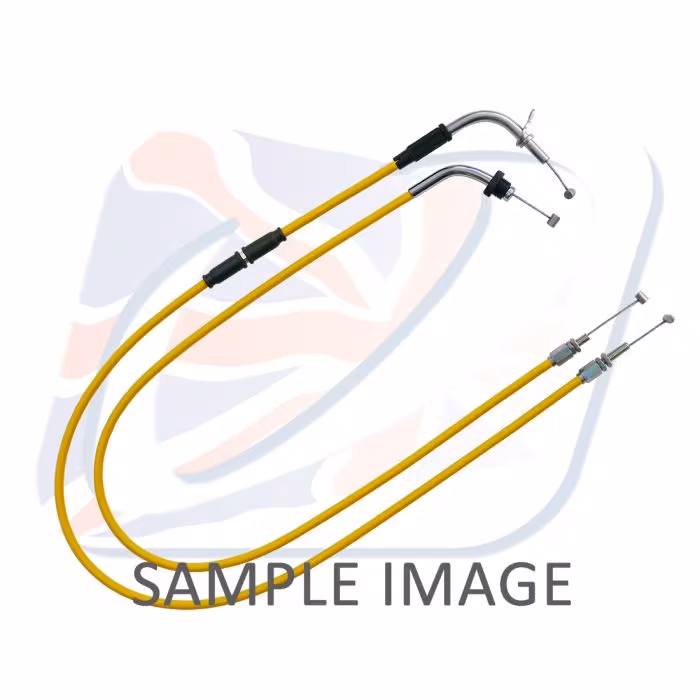 Throttle cable (pair) Venhill S01-4-139 featherlight Yellow