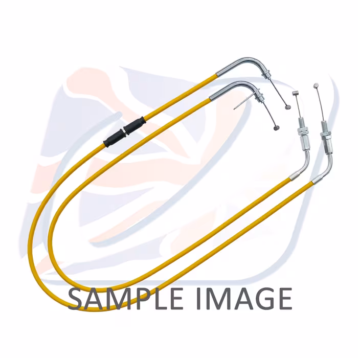 Throttle cable (pair) Venhill S01-4-144 featherlight Yellow
