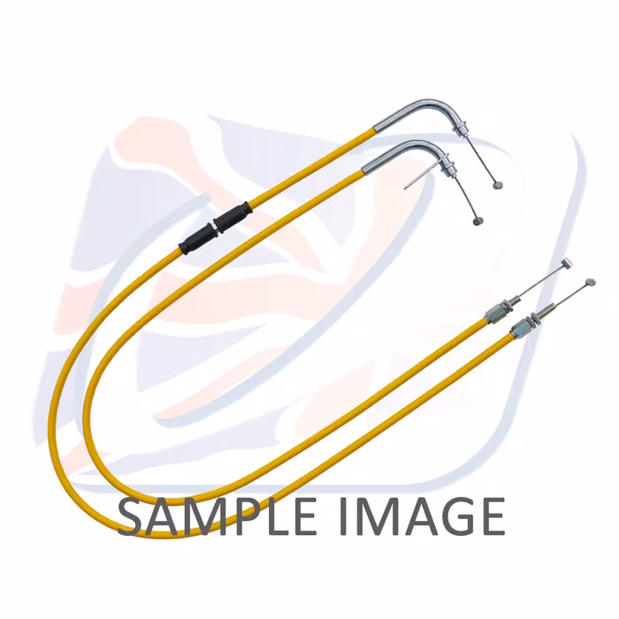 Throttle cable (pair) Venhill S01-4-153 featherlight Yellow